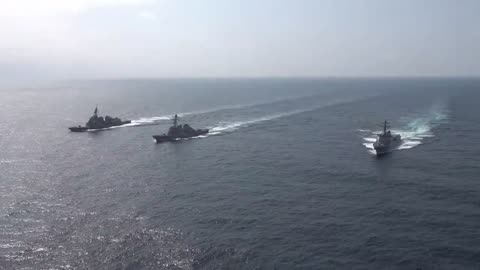The #US, #SouthKorea, and #Japan held a missile defense exercise today off South Korea's coast.