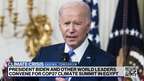 Biden to deliver remarks at COP27 climate summit | ABCNL