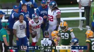 Saquon Barkley gets laid out by Jaire Alexander