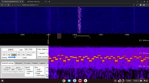 XPA1 Data Mode 11/11/2022 1350 UTC 10875kHz