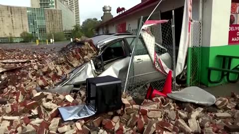 Aftermath of Storm Ida in New Orleans