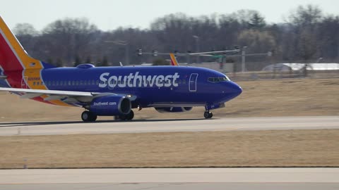 Southwest Boeing 737-700 departing St Louis Lambert Intl - STL