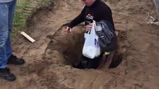 Construction Site Prank