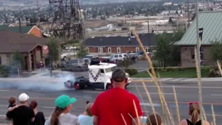 World Record Semi Jump Evil Knievel Days 2015