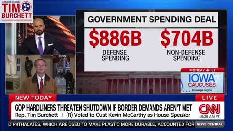 Rep Tim Burchett: "Give us a border or we won't vote to give you a budget."
