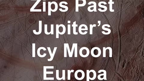 Jupiter's alien Moon Europe Captured by NASA juno in close Flyby