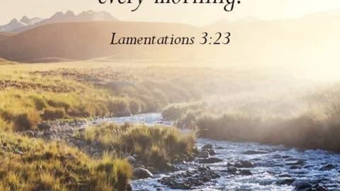 Lamentations 3:23