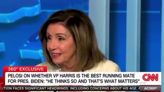 Nancy Pelosi - Is Kamala Harris the best Running Mate? The VP doesn’t Do that Much 😂