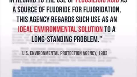 Some important information on fluoride in our water