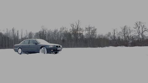BMW E38 M57 3.0 Winter Drift
