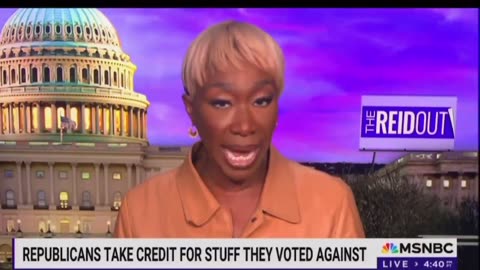 Joy Reid on MSNBS did a WHOOPS! HOT MIC!