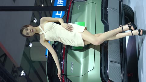 4K 2022 广州车展 017改装展 racing model 레이싱모델 车模