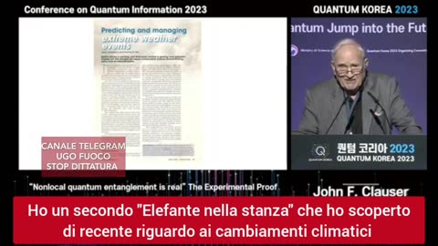 NOBEL PER LA FISICA JOHN F. CLAUSER "VIVIAMO IN UN'EPOCA....