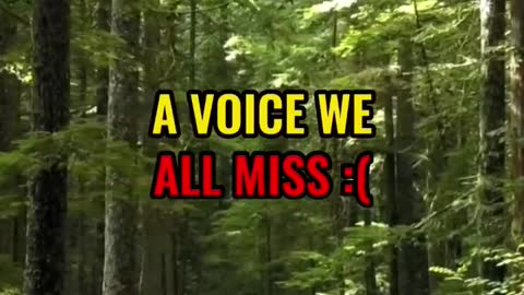 A voice will all miss. #extinctanimals