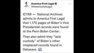 How about arresting criminal Biden