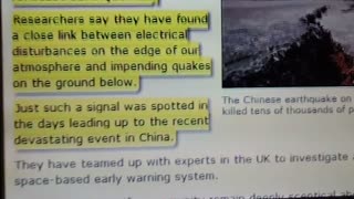 HAARP's involvement in the creation of earthquakes