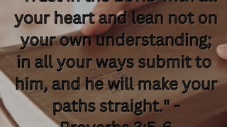 Proverbs 3:5-6