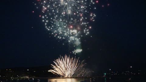 British National fireworks show Plymouth Hoe Ocean City 2017 Part 3 of 3.