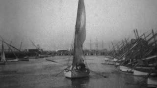 Fisherman's Wharf (1897 Original Black & White Film)