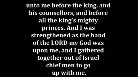 Ezra 7 King James version