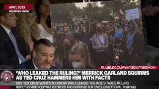 Sen. Ted Cruz Questions Merrick Garland on SCOTUS Leak