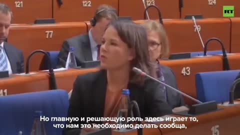 ■ Analena Baerbock openly admits "Europian Union is fighting a war against Russia"