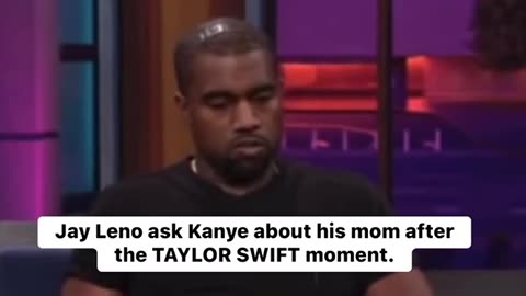 Jay Leno Ask Kanye About His Late Mom