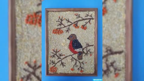outstanding pulses and cereals craft,pulses art and craft,craft using pulses