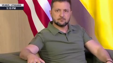 REPORTER to ZELENSKY: "How soon after the war would you like to be in NATO?"