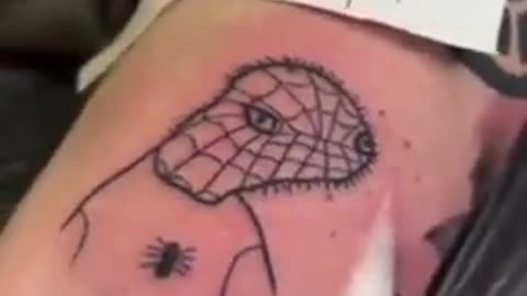Tattoo Spider man
