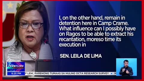 Ex-DOJ Sec. Aguirre,itinangging tinakot niya si도Ragos para idiin si Sen.aDe Lima