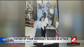 Father of 4 brutally attacked, robbed outside party store on Detroit’s west side