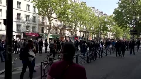 France's May Day marked with protest and vandalism