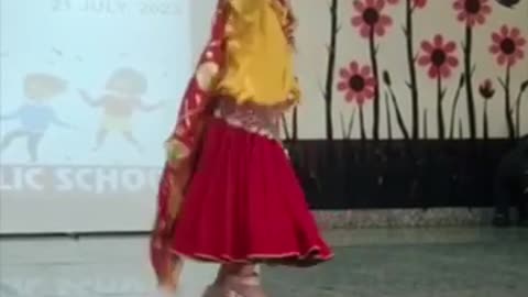 Cute baby dance performance