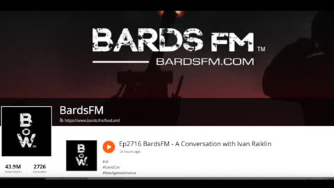 Ivan on Bards of War podcast 1/6/2023