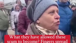 Ukranian lady tells it like it is
