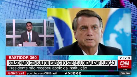 Bolsonaro consultou o Exército sobre judicializar a eleição | CNN 360º