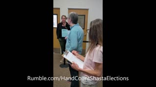Shasta County, CA Citizens Question Chain Of Custody Of Ballots, Process