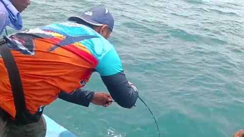 Mancing di kapal di laut lepas Indonesian||fishing on a boat on the high seas of Indonesia