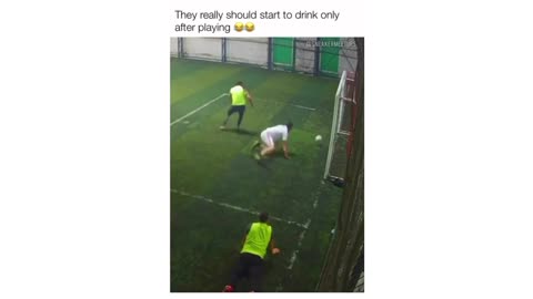 Guys Play Soccer Drunk!