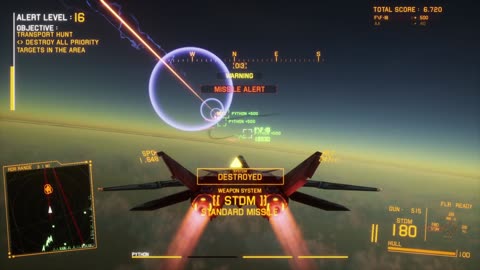 Project Wingman Conquest Mode, Mission 26, Normal, 0.5x alert modifier