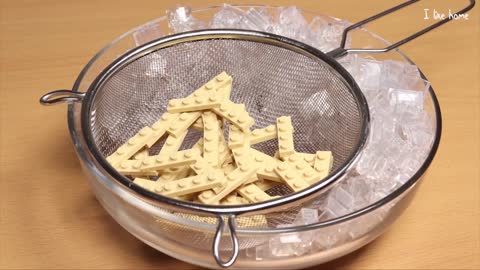 [Stop Motion Cooking] Lego Carbonara Pasta - Lego In Real Life _ Stop Motion Cooking ＆ ASMR