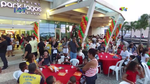 Ceia de Natal no Shopping Park Lagos em 2018