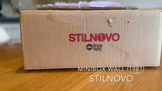 Minibox Wall Lamp (1981) by Gae Aulenti and Piero Castiglioni for Stilnovo