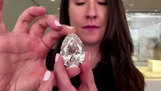 Largest white diamond to ever hit the auction block