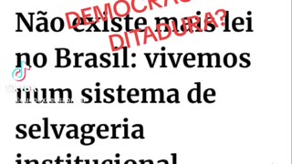 CONTRA AS LEIS E CONSTITUIÇÃO