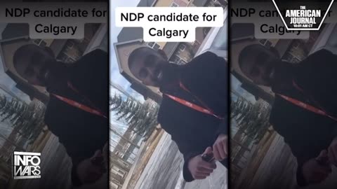 BASED Canadian woman unloads on leftist political candidate leaving him speechless