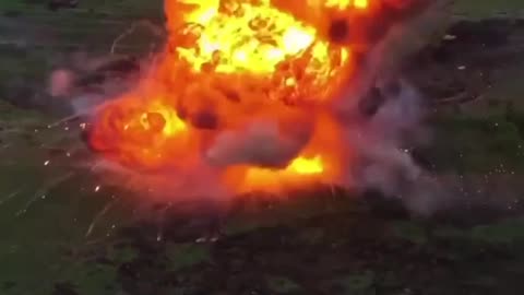 Another Insane Detonation of a Russian Tank