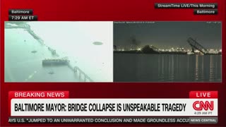 Baltimore Mayor Pleads With CNN To Stop Repeatedly Airing Bridge Collapse Footage