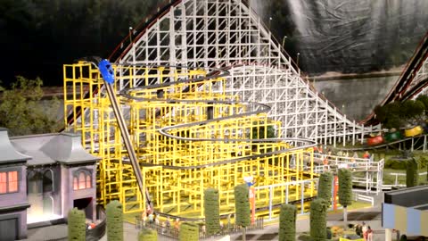Incredible Working Coney Island Amusement Park Model
